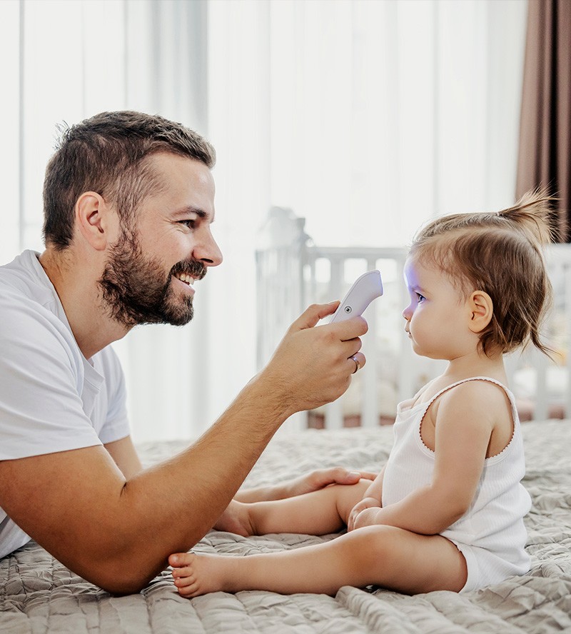 Comment prendre la température de mon bébé ?